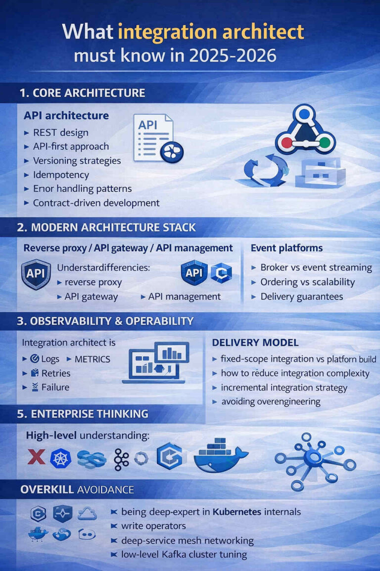 Integration architect skills in 2025-2026